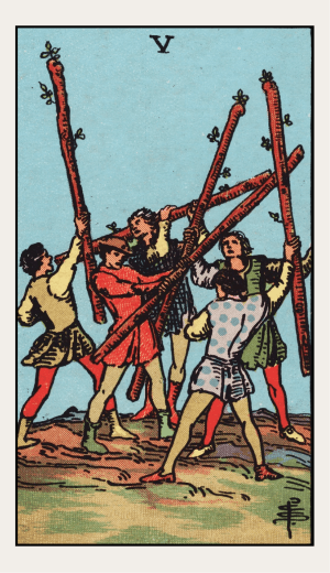 Five of Wands