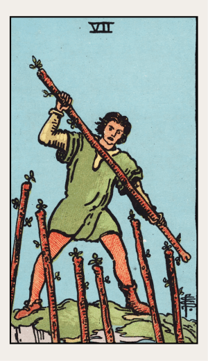 Seven of Wands