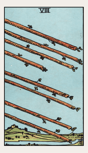 Eight of Wands