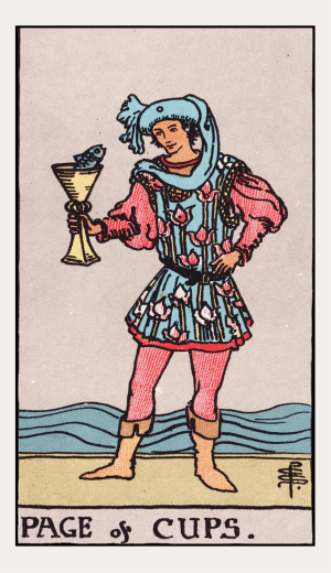 Page of Cups