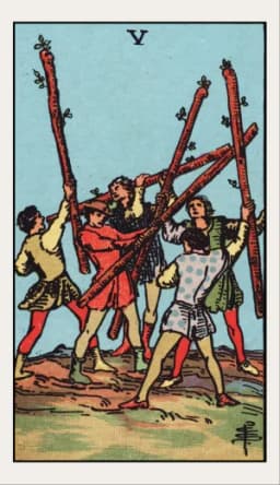 Five of Wands