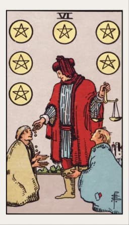 Six of Pentacles