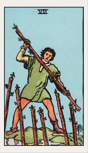 Seven of Wands