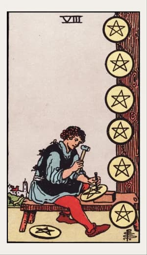 Eight of Pentacles