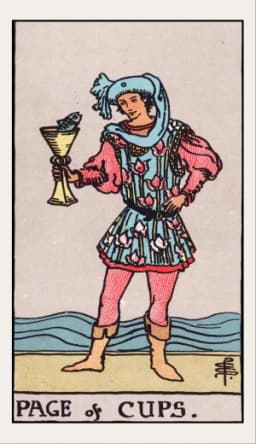 Page of Cups