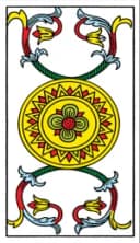 Ace of Pentacles Tarot de Marseille
