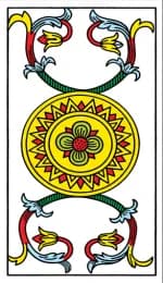 Ace of Pentacles Tarot de Marseille