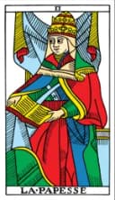 The High Priestess Tarot de Marseille
