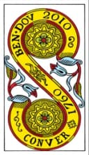 Two of Pentacles Tarot de Marseille