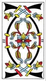 Two of Swords Tarot de Marseille
