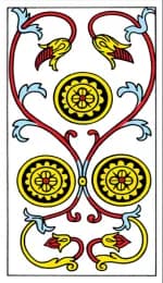 Three of Pentacles Tarot de Marseille