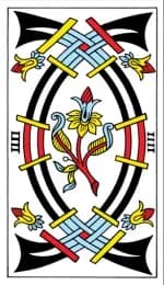 Four of Swords Tarot de Marseille