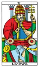 The Hierophant Tarot de Marseille
