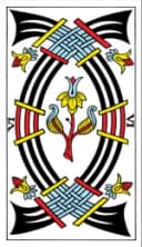 Six of Swords Tarot de Marseille