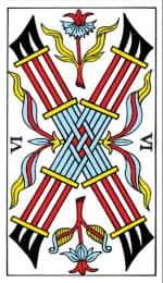 Six of Wands Tarot de Marseille