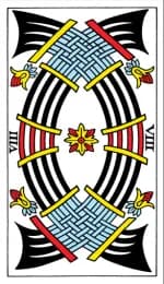 Eight of Swords Tarot de Marseille