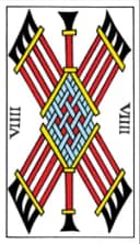 Nine of Wands Tarot de Marseille