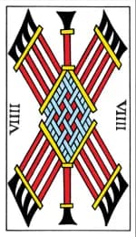 Nine of Wands Tarot de Marseille