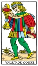 Page of Cups Tarot de Marseille