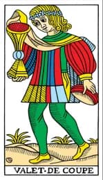 Page of Cups Tarot de Marseille