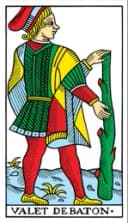 Page of Wands Tarot de Marseille