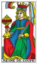 Queen of Cups Tarot de Marseille