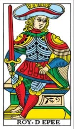 King of Swords Tarot de Marseille