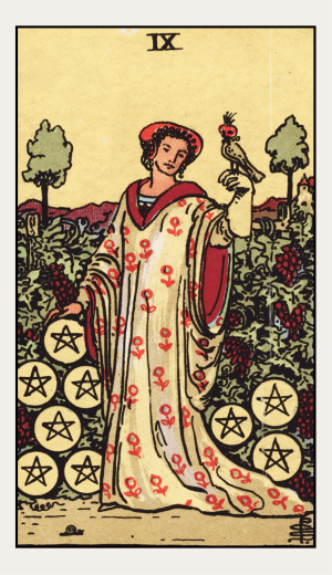 Nine of Pentacles