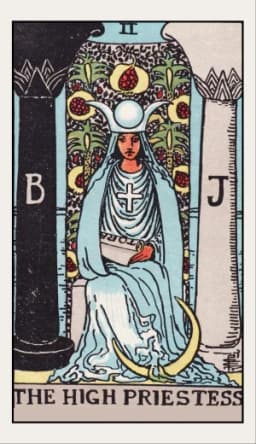 High Priestess Tarot Card