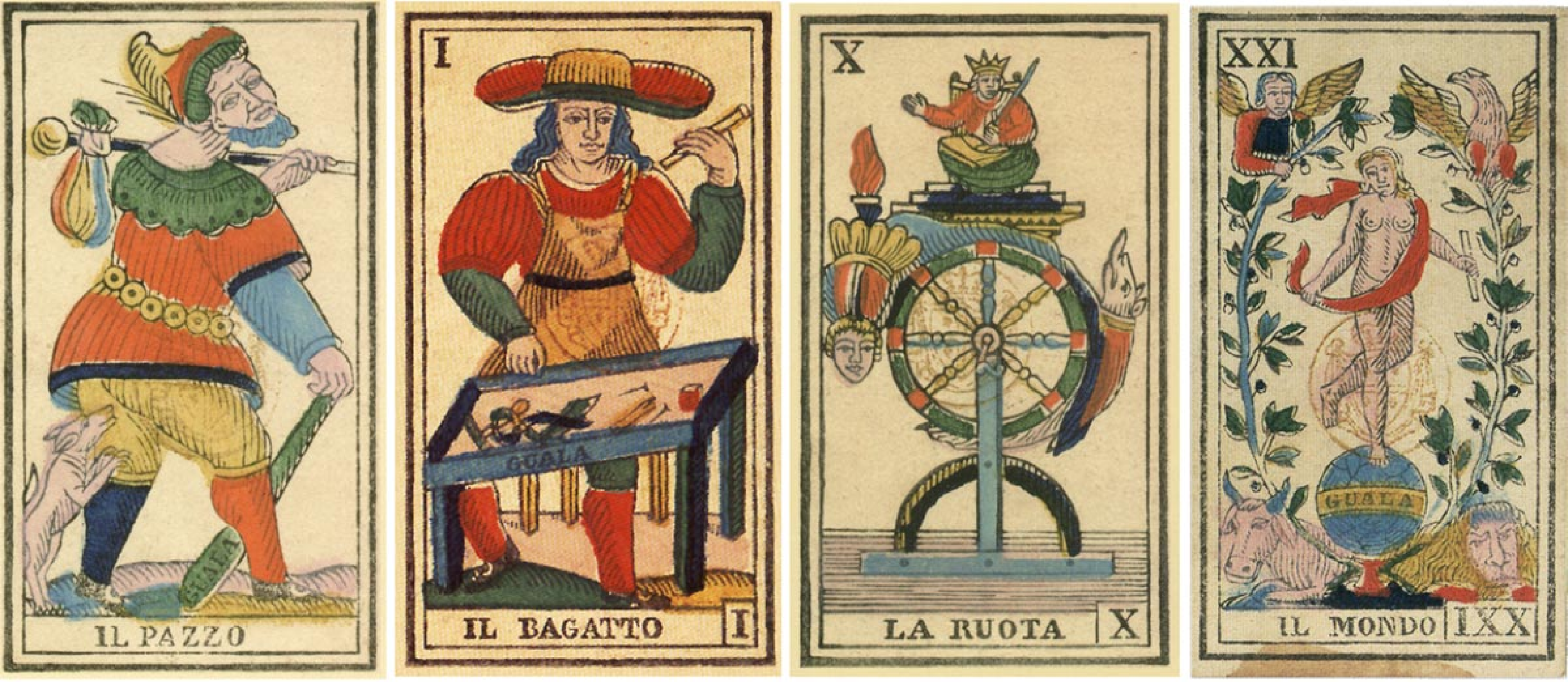 Early Renaissance Tarot cards from northern Italy